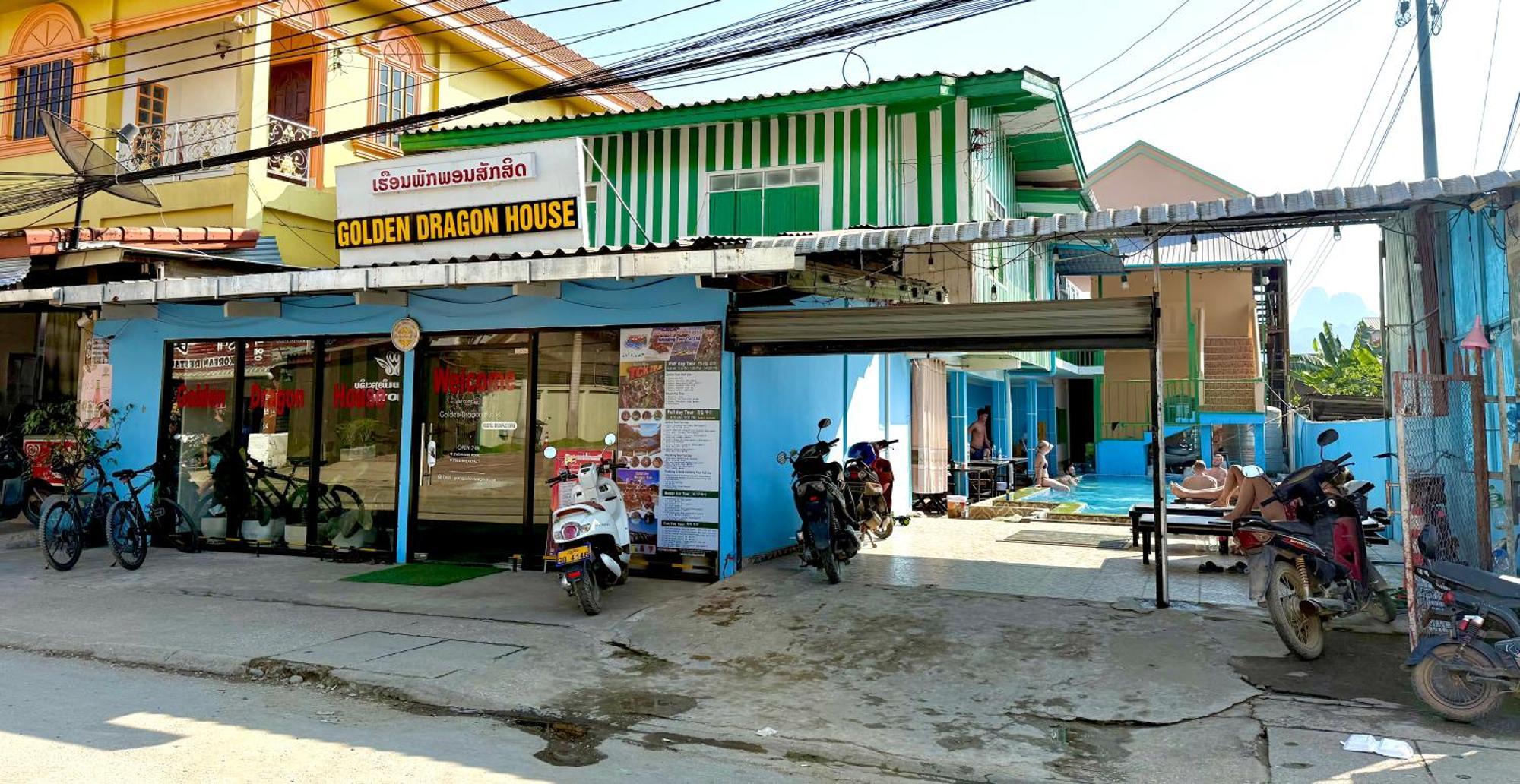 Golden Dragon House Vang Vieng Zewnętrze zdjęcie